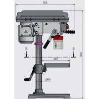 Свердлильний верстат Optimum Maschinen OPTIdrill B 17Pro basic (3003161)