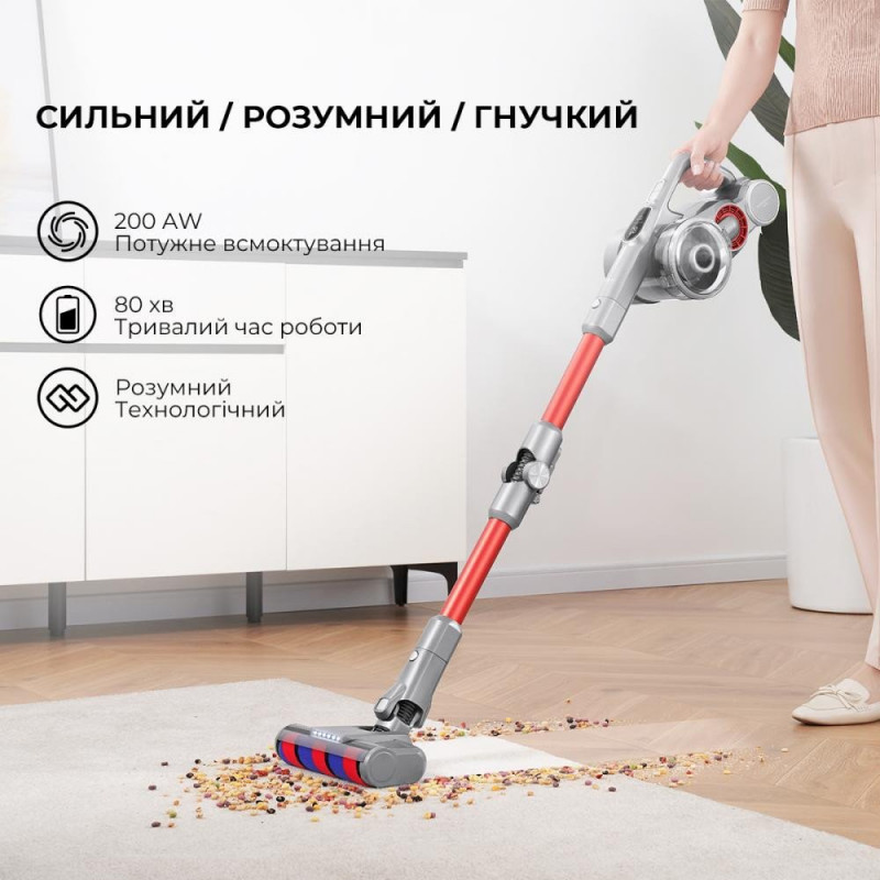 Вертикальний + ручний пилосос (2в1) JIMMY H9 FLEX