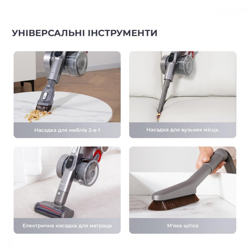 Вертикальний + ручний пилосос (2в1) JIMMY H9 FLEX