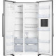 Холодильник з морозильною камерою Gorenje NRS9181VXB