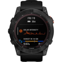 Смарт-годинник Garmin Fenix 7X Solar Slate Gray with Black Band (010-02541-00/01/0A)