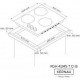 Варочная поверхность газовая KERNAU KGH 4346 B