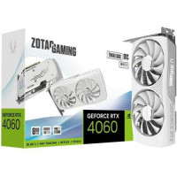Видеокарта Zotac GeForce RTX 4060 8GB Twin Edge OC White Edition (ZT-D40600Q-10M)