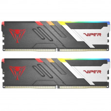 Память для настольных компьютеров PATRIOT 64 GB (2x32GB) DDR5 5600 MHz Viper Venom RGB (PVVR564G560C40K)