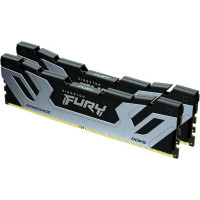 Пам'ять для настільних комп'ютерів Kingston FURY 48 GB (2x24GB) CUDIMM DDR5 8400 MHz Renegade Silver/Black (KF584CU40RSK2-48)