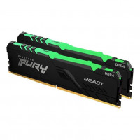 Память для настольных компьютеров Kingston FURY 64GB (2x32GB) DDR4 3000MHz Beast RGB (KF430C16BBAK2/64)