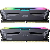 Пам'ять для настільних комп'ютерів Lexar 32 GB DDR5 6400 MHz Ares RGB (LD5EU016G-R6400GDLA)