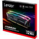 Пам'ять для настільних комп'ютерів Lexar 32 GB DDR5 6400 MHz Ares RGB (LD5EU016G-R6400GDLA)