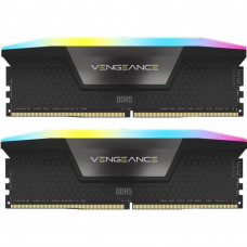 Память для настольных компьютеров Corsair 96 GB (2x48GB) DDR5 6400 MHz Vengeance RGB (CMH96GX5M2B6400C32)