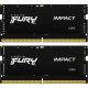 Память для ноутбуков Kingston FURY 32GB (2x16GB) DDR5 6400MHz Impact Black (KF564S38IBK2-32)