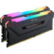 Пам'ять для настільних комп'ютерів Corsair 64 GB (2x32GB) DDR4 3600 MHz Vengeance RGB Pro (CMW64GX4M2D3600C18)