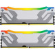 Память для настольных компьютеров Kingston FURY 48 GB (2x24GB) CUDIMM DDR5 8400 MHz Renegade Silver/White RGB (KF584CU40RWAK2-48)
