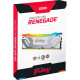Память для настольных компьютеров Kingston FURY 48 GB (2x24GB) CUDIMM DDR5 8400 MHz Renegade Silver/White RGB (KF584CU40RWAK2-48)