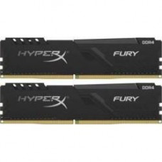Память для настольных компьютеров HyperX 64 GB (2x32GB) DDR4 2666 MHz Fury Black (HX426C16FB3K2/64)