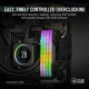 Пам'ять для настільних комп'ютерів Corsair 32 GB (2x16GB) DDR5 5200 MHz Vengeance RGB (CMH32GX5M2B5200C40)
